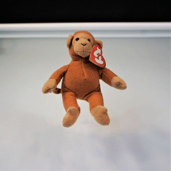 Ty Teenie Beanie Babies Bongo The Monkey 1993 McDonalds Happy Meal Toy - Picture 6 of 9